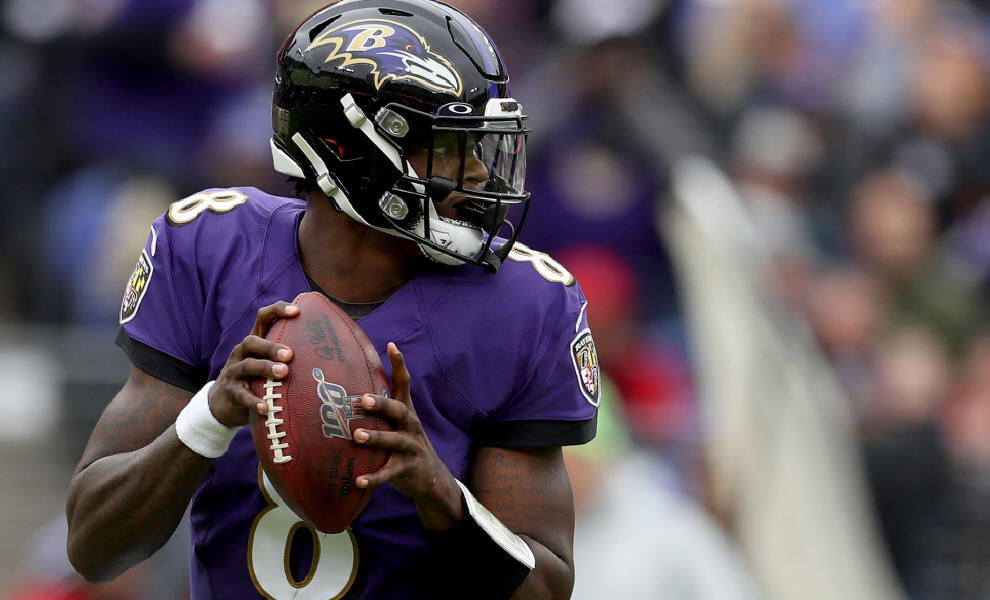 Trump praises Baltimore Ravens QB Lamar Jackson as a 'great pick'