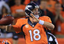 Peyton Manning - Baltimore Ravens v Denver Broncos